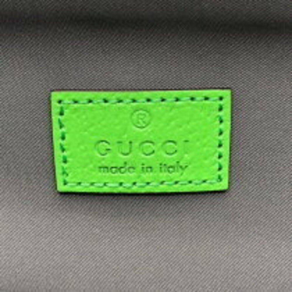 Gucci GG Belt Bag Gray Red Canvas Waist - Picture 6 of 10